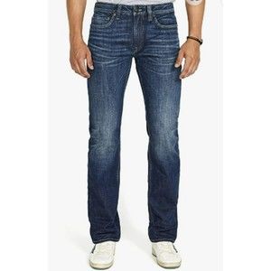 Buffalo Driven David Bitton Relaxed Straight Stretch Leg Jeans